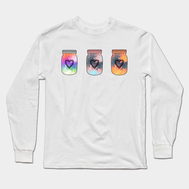 Magic in a Jar Long Sleeve T-Shirt by JessCarrsArt